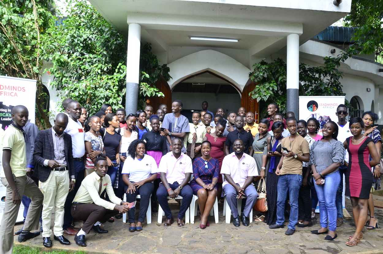 A group photo of LeadMinds Africa students.